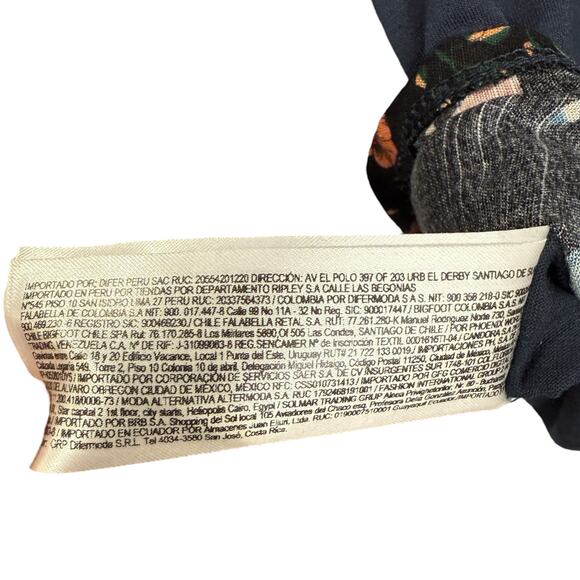 Desigual Size L Embellished Floral‎ V-Neck Blouse Maximalist Dark Fairy Grunge - Picture 12 of 13